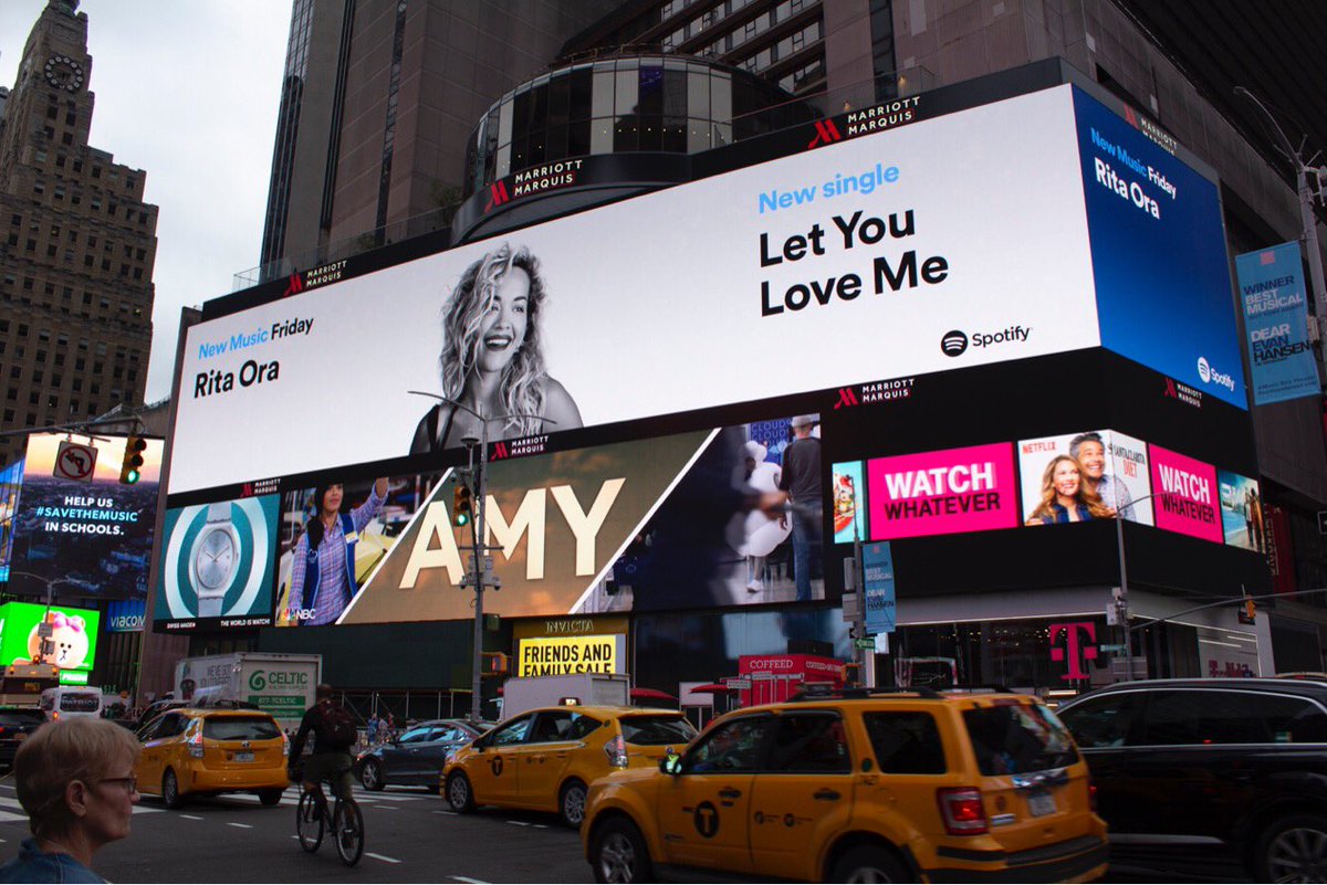 Rita Ora on Twitter: "😱😱😱 thank you @Spotify for the Times Square #LYLM