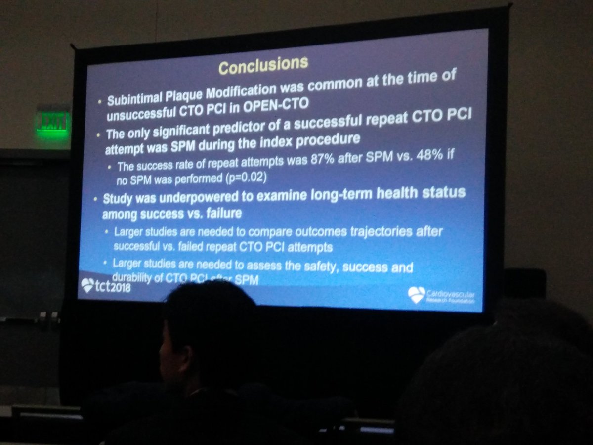 MikeT_DRG's tweet photo. Significantly increased procedural success rates for repeat CTO PCI with subintimal plaque modification. A way to make the best out of a tough situation @DRGMedtech #TCT2018 https://t.co/sUIUEURKgE