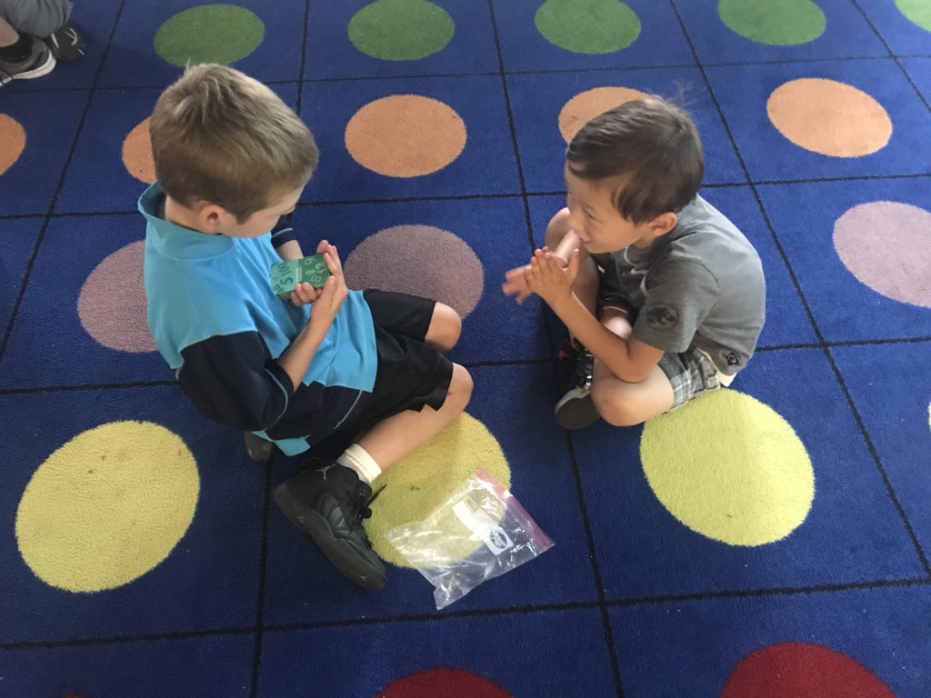 We had fun with our buddies today!