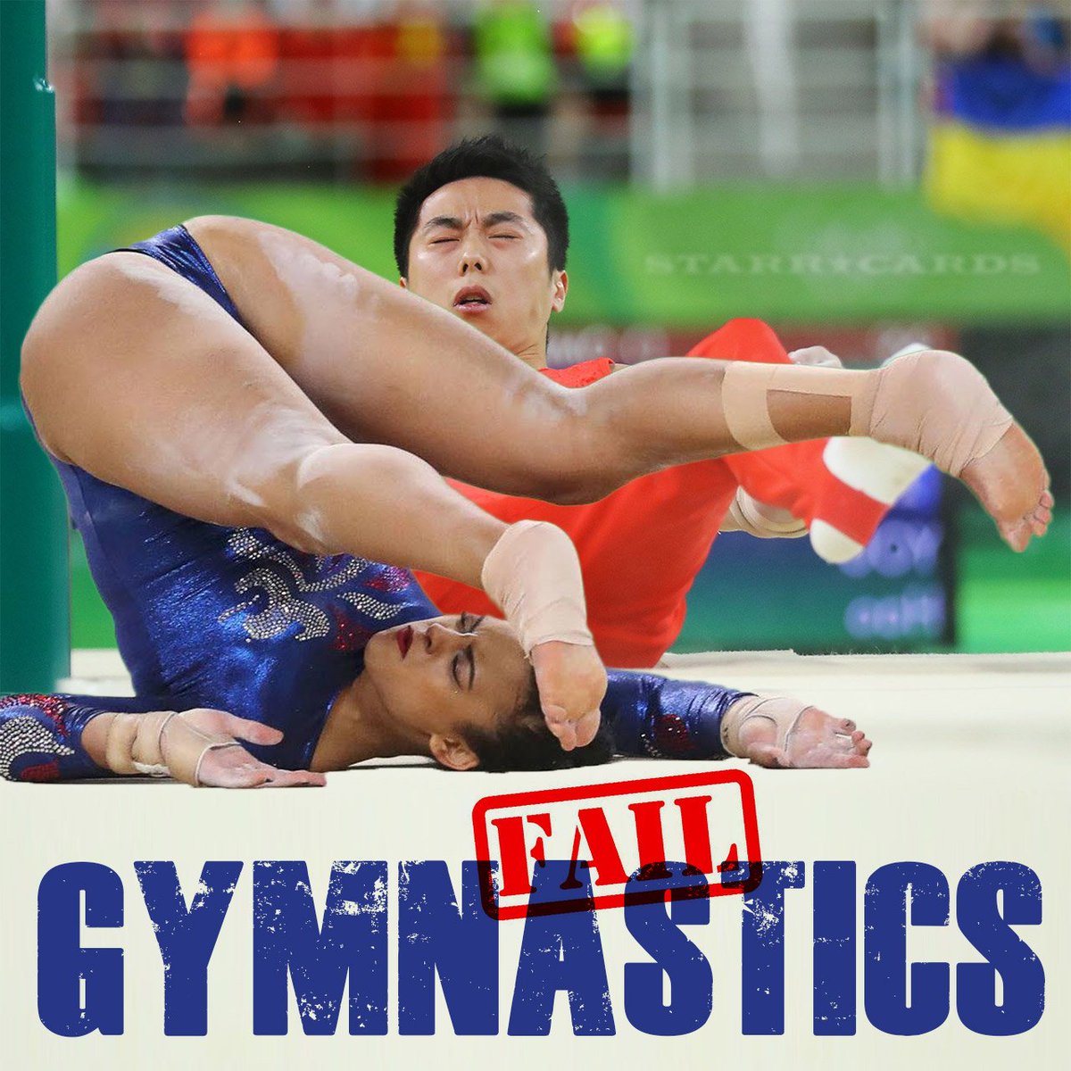 Oops gymnast Gymnast McKayla