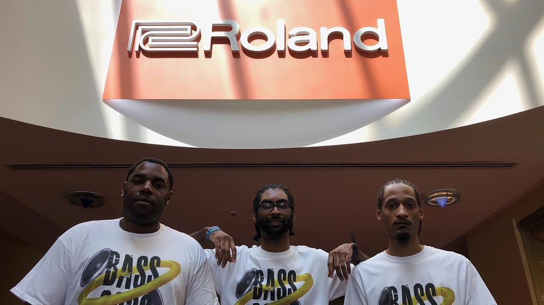 Jerome's tweet image. We brought our company @808Gods to @Roland_US Corporation.
