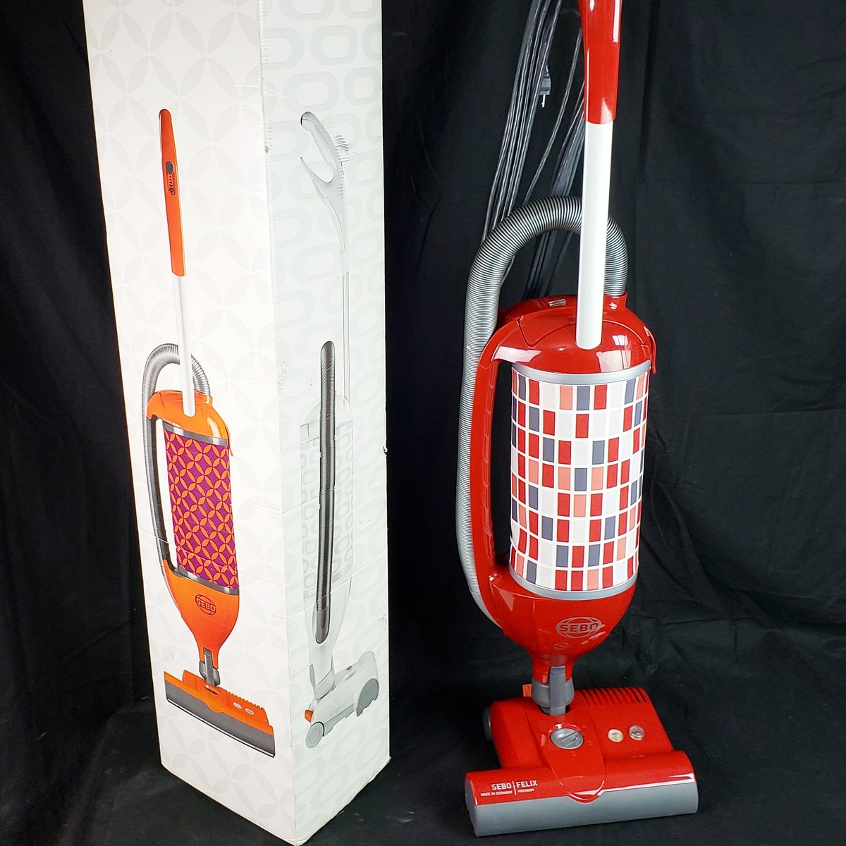 vacuumwars's tweet image. Look what I just got! A #Sebo #felix1  #Rosso #vacuumcleaner