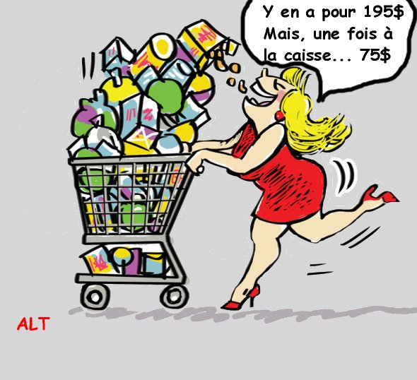 Aux dires de M. <a href="/phcouillard/">Philippe Couillard</a> #Couillard #PLQ l'épicerie pour un adulte et deux enfants... 75$ par semaine c'est faisable! Oui monsieur!

#Humour