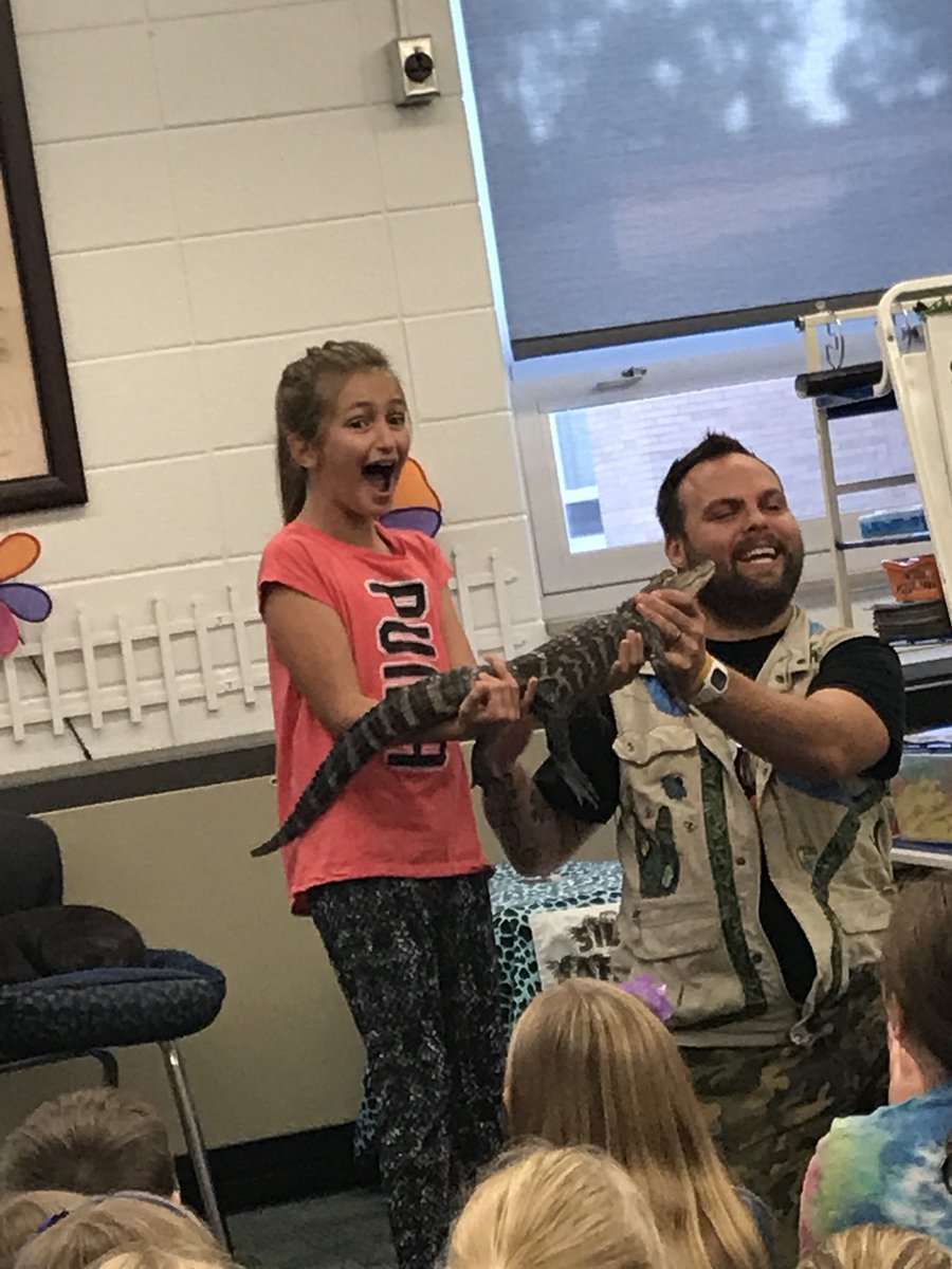 Miss_Bennett3's tweet photo. The kids (and adults) had a blast at the @sillysafaris presentation yesterday! #eastviewpride #fcscspartanpride https://t.co/gCMrIDgJbO