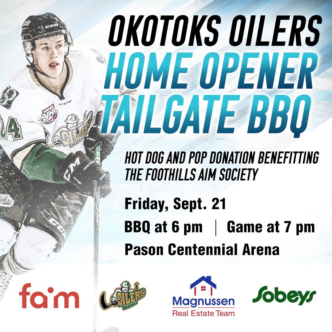 Woohoo it's the <a href="/OkotoksOilers/">Okotoks Oilers</a> Home Opener and we've got 4 (yep) four general admission tickets for tonight's game! RT, hashtag #loveokotoksliving, and tell us who you're taking - we'll get them to you before the game!