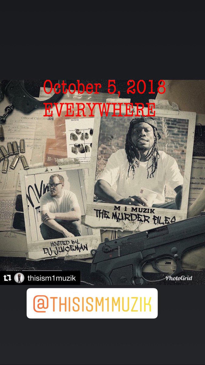 502_BIGWILL's tweet photo. #TMF HOSTED BY @LoTheJuiceMan OFFICIALLY DROPS 10-5-18
#THEMURDERFILES #M1MUZIK #DJJUICEMAN #OMMG #MYMIXTAPEZ #SPINRILLA #LIVEMIXTAPES #YOUTUBE #SOUNDCLOUD #EVERYWHERE #2K18 #SLYKWITITENGINEERING #EVOAUDITORY #LOUISVILLE #KY #NOBEATISSAFE https://t.co/YWx84S7ZYk