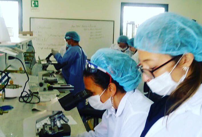 ecisaunadzcboy's tweet photo. #Aestahora se desarrolla la primera sesión del componente práctico del curso Biología Celular y Molecular!! 💪🏻 #ecisalud https://t.co/VOvI4scB7i