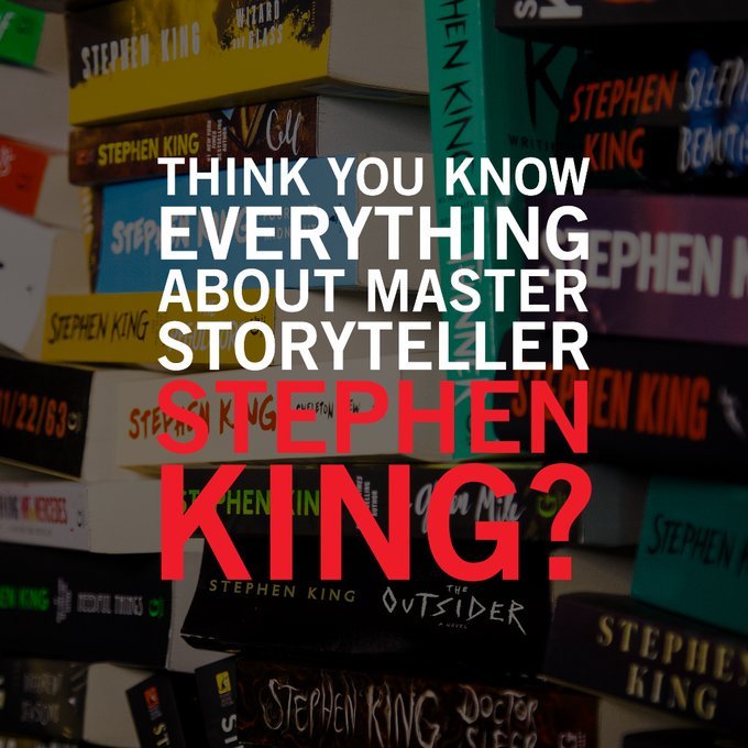 MrsAndiLutz's tweet photo. simonschuster
What was Stephen King's first published novel? Find the answer to this and other #StephenKing trivia. “Hey Google, ask Stephen King Library for Extras.” #StephenKingDay #StephenKingLibrary #ConstantReader #HeyGoogle #GoogleAssistant Stephen… https://t.co/Twt76Iz4av https://t.co/k0n6UxUEmo