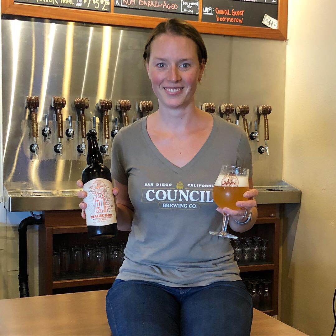 New Beer Release: MAGICDOR a rustic, foeder-aged wild ale fermented and aged in our community foeder. This beer was brewed as a collaboration with <a href="/cellador_ales/">Cellador Ales</a> I give it a two thumbs up! #magicfactory #collaboration #wildale #community