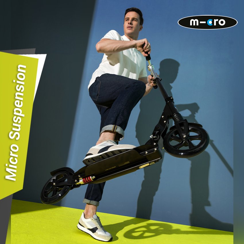 MicroscootersMx's tweet photo. ¡Nada de interrupciones! El #MicroSuspension le hace justicia a su nombre con una innovadora combinación de amortiguación en la parte delantera y la parte trasera, para hacer frente a las superficies más ásperas del camino > https://t.co/il6Ul8EN3T #MicroMéxico https://t.co/6tL87p3qiJ