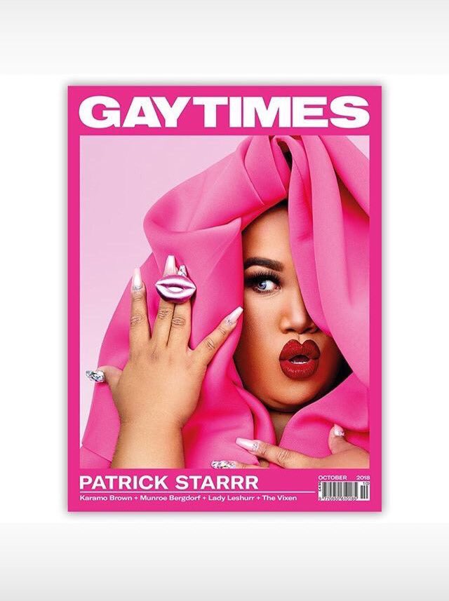 patrickstarrr's tweet photo. 😭⭐️❤️WHAT A FRIDAY! I got to chat with Madonna and announce my cover on @gaytimesmag !! I’m on cloud 9! https://t.co/F6mJZQEcPV