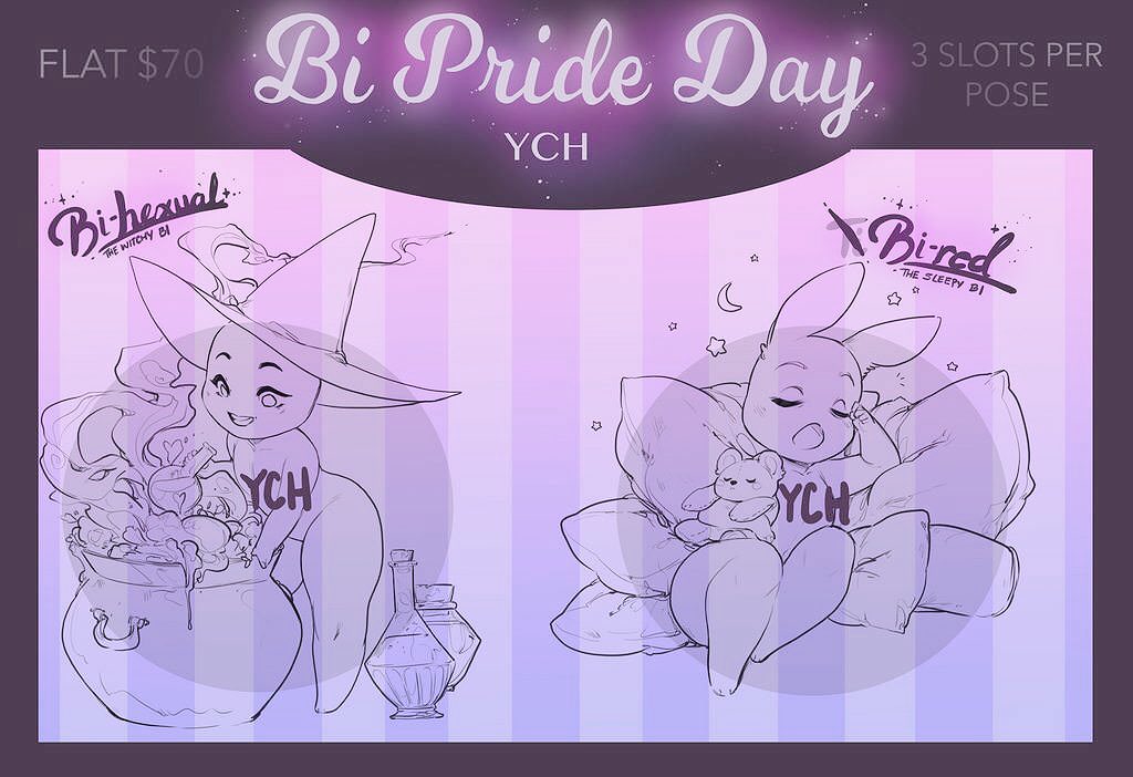 ??? BI YCH IS LIVE ???

• https://t.co/m9Rf0sU0Dr •

Thank you all so much for any likes, RTs, and participation- stay proud! 

(P.S. you can always claim a slot here if you don't have an FA account) 