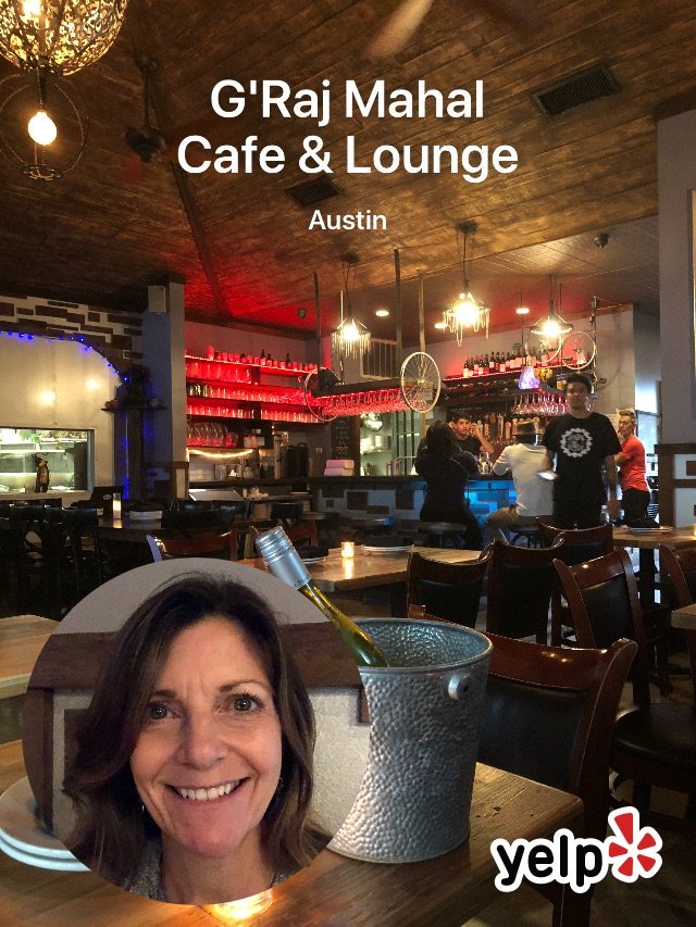 NCEducator's tweet photo. I checked in at G'Raj Mahal Cafe &amp; Lounge #Yelp #Yelfie https://t.co/w2pb6qHDZ6 https://t.co/QzylndZmbZ
