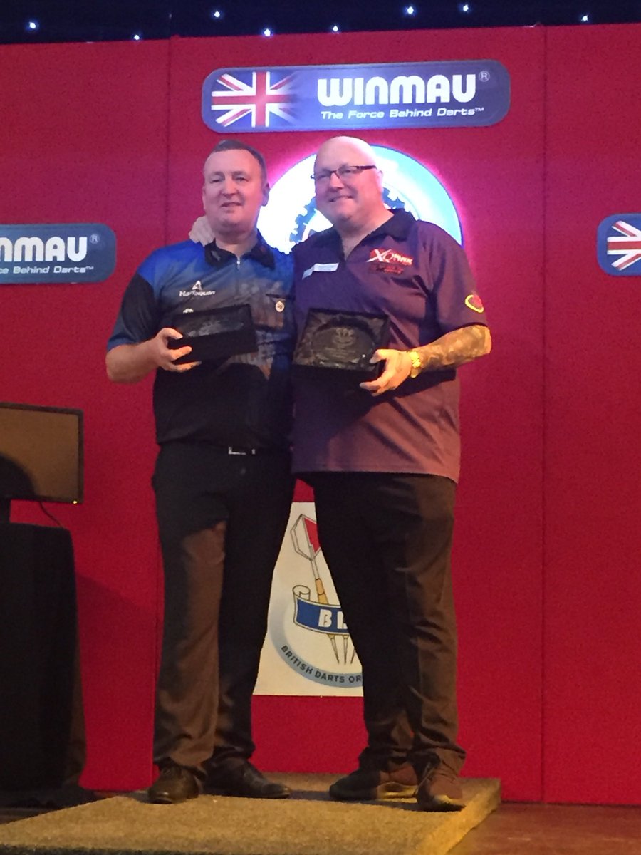 TheHammer180's tweet image. Absolutely delighted with the result with @Duzza180 tonight! What a gentleman Glen is, over the moon and proud of us both, we played some great darts, it’s a great start to the weekend!! #hammertime #winners 🎯