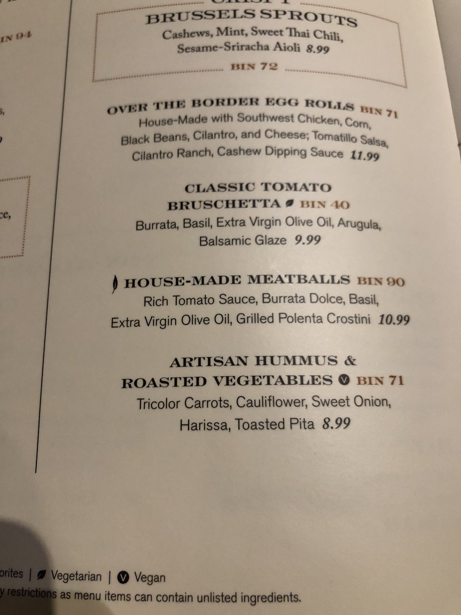 SheenaSEODesign's tweet photo. @CHWinery we went to the one in Jax and ordered the vegan entree and hummus app only to be told after we got our order that it isn't vegan??? What gives?!? Is your menu a lie? https://t.co/ROvP5vMdce