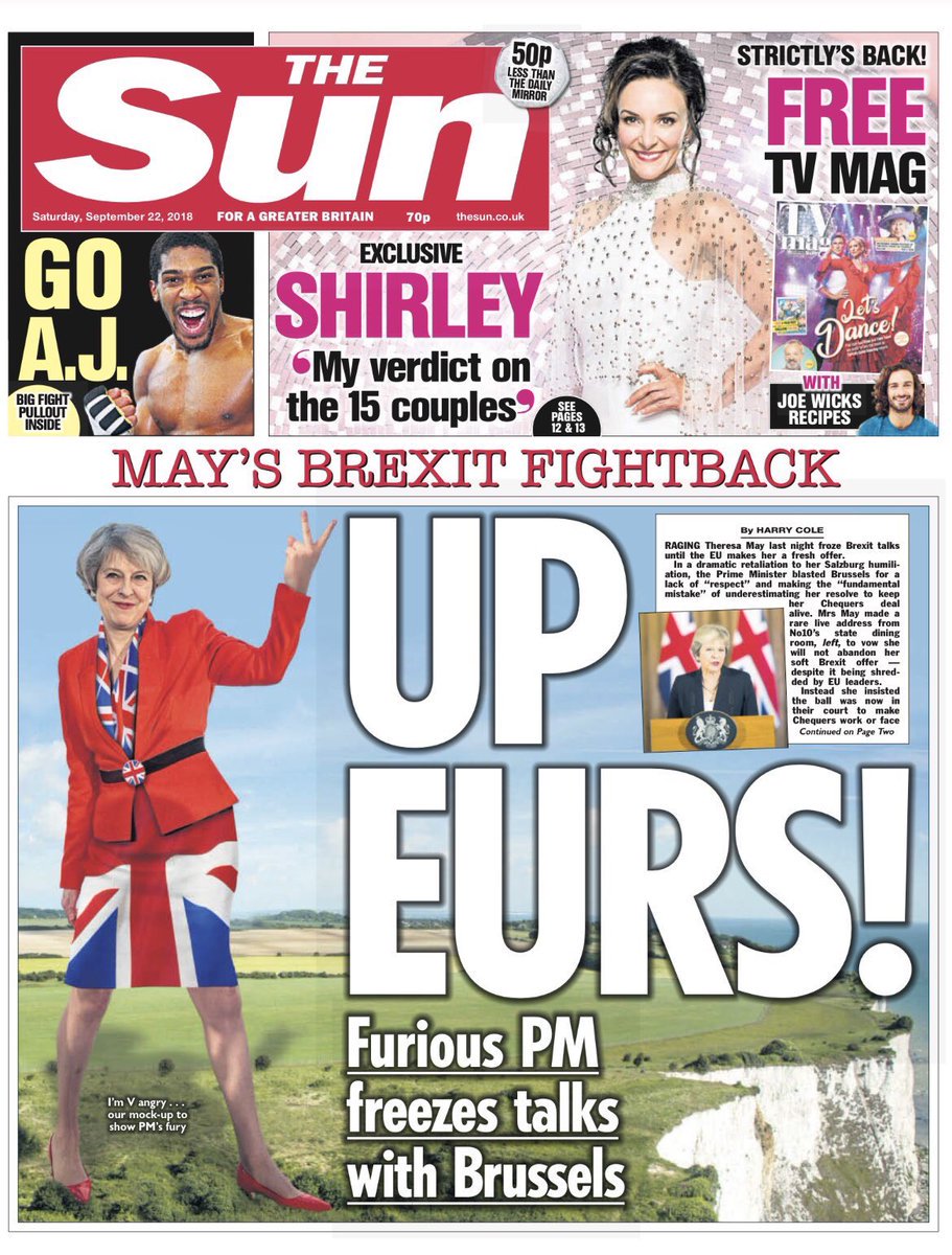 owenjonesjourno's tweet photo. A tinpot dictatorship which directly controlled its press would blush at the sycophancy of these front pages. The British press is, with honourable exceptions, an absolute joke. https://t.co/PjwIxDhDoZ