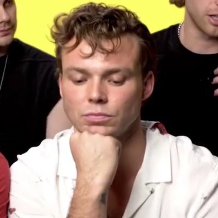 stardustafi_'s tweet image. the whole 5SOS Fam after seeing the picture