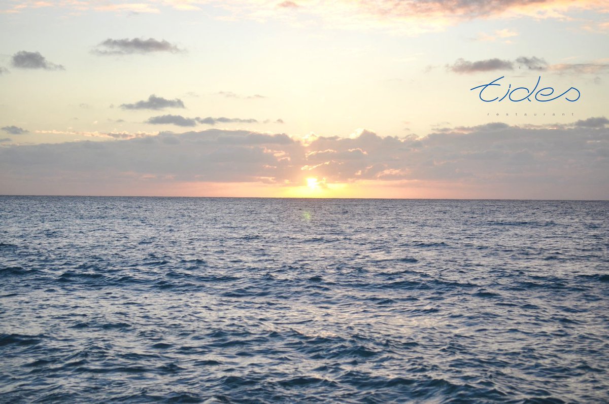 Another gorgeous start to the evening here at the Tides. #thetidesbarbados #barbados