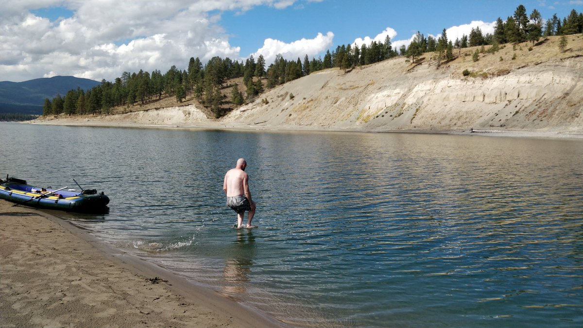 This time last week I was drinking beer on a beach, fishing, listening to <a href="/FozzyFest/">FozzyFest</a> blasting wicked tunes all day. 

Just by Grasmere, BC. It was so nice. Can't wait for 2019. #yyc #ExploreCanada