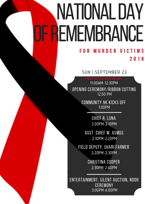 LACancerRun's tweet photo. Great Run this Sunday!  Join our friends at the National Day of Remembrance for Murder Victims 2018 Sundat Sept 23rd Long Beach https://t.co/au9OP78paW https://t.co/Yj53GHWc7b