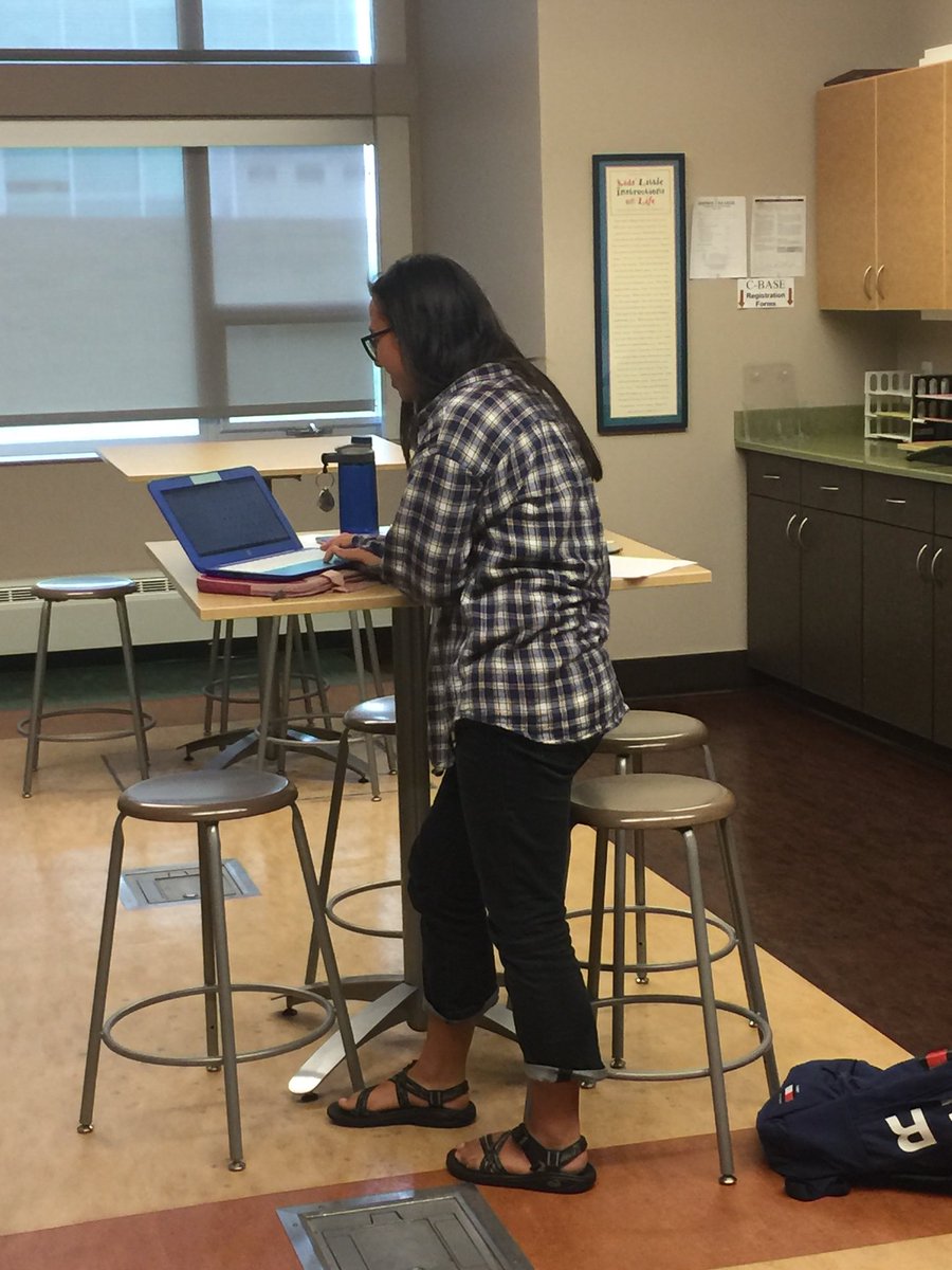 ProfDiers's tweet image. 5:18 p.m. Friday evening- Central Education student hard at work!