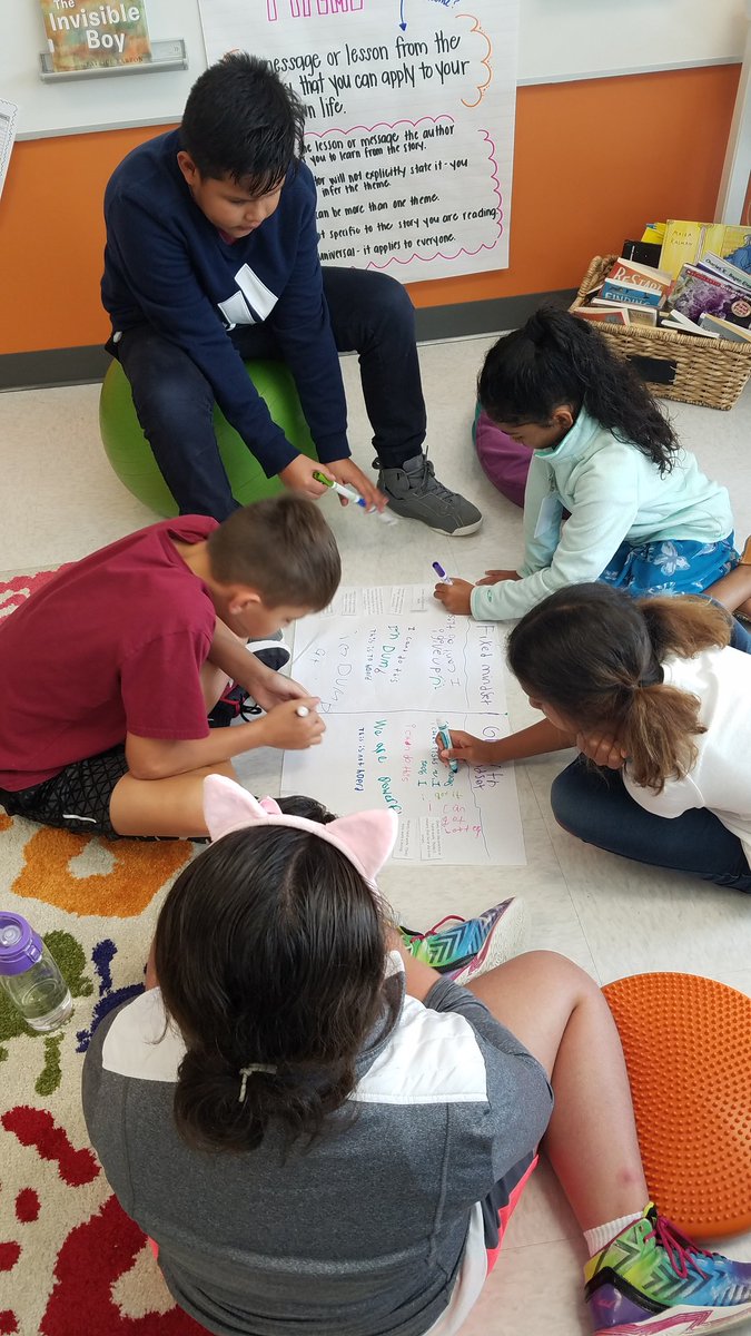 TeamDurand4's tweet photo. Fourth graders explored the difference between a fixed and growth mindset! @TeamDurand4 #fourthgraderocks #EngageCreateSOAR #FixedvsGrowthMindset #Wecandoanything https://t.co/pfMZ7potIA