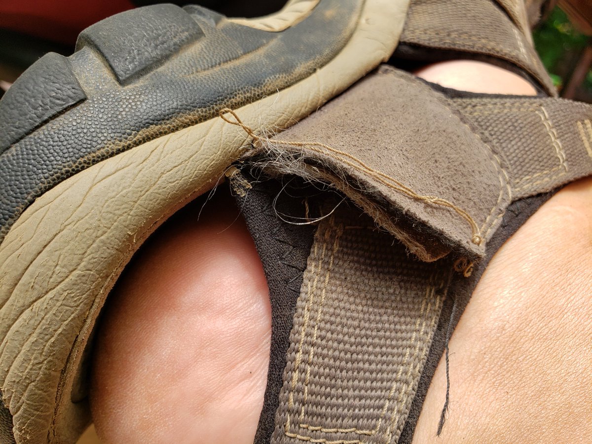 Mytanfeet's tweet photo. .@KEEN we love your shoes and have been recommending them on our blog for years but this is our third pair that's fallen apart in 2 years :( We've barely worn these ones, only a few times and the 2nd pair soles came unglued on the third outing. https://t.co/wl3NFNC2s7