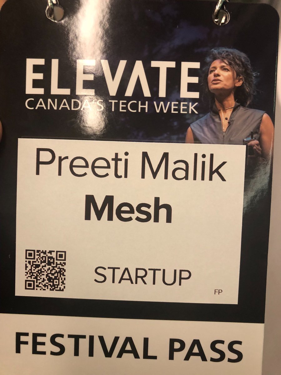PreetiM2017's tweet image. Ready for @ElevateTechFest with @ProjectMesh_AI @TribalScale @rchabra