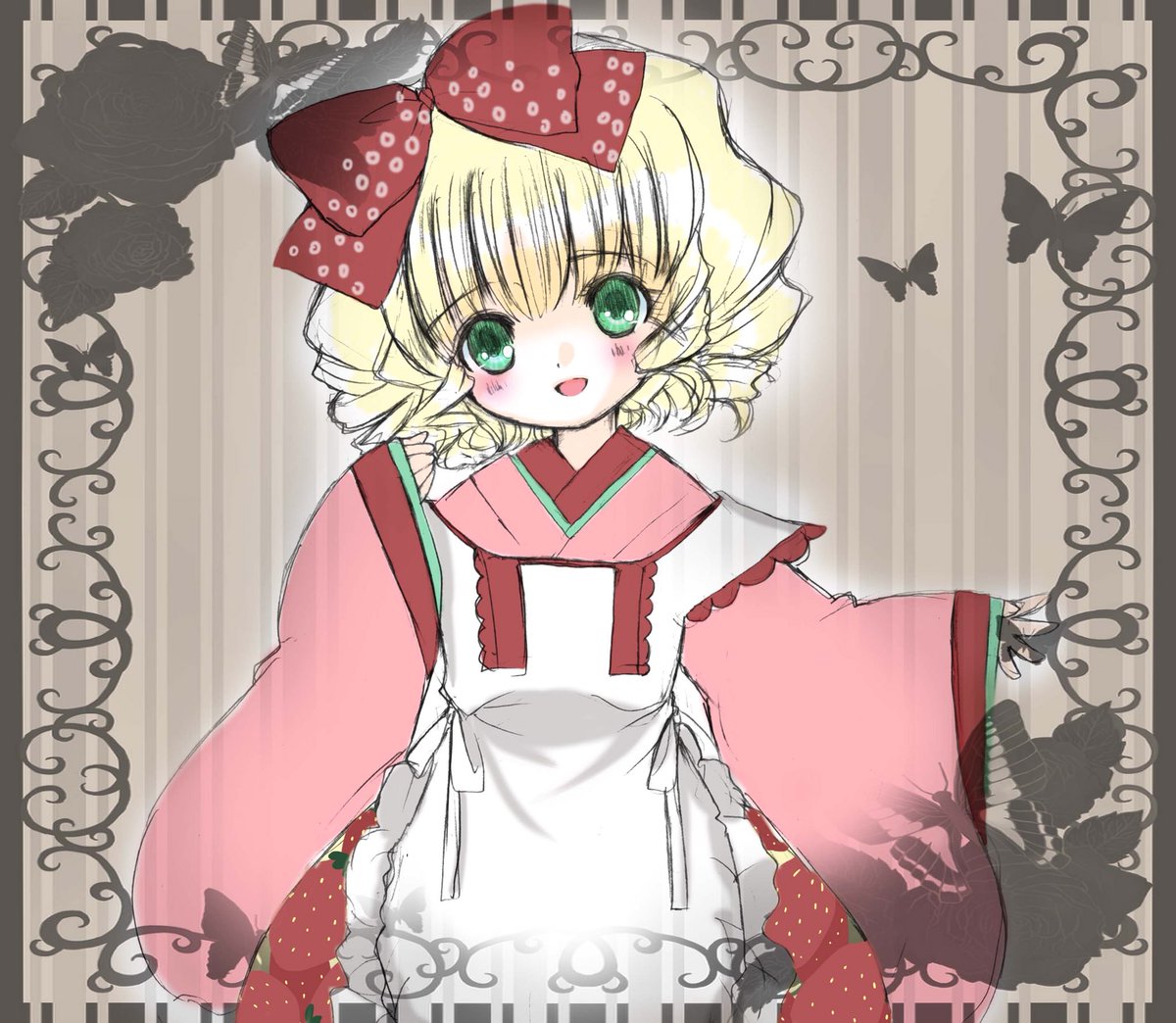 メール便なら送料無料 ローゼンメイデン 雛苺 イラスト 在庫処分特価 Ins Com Mk