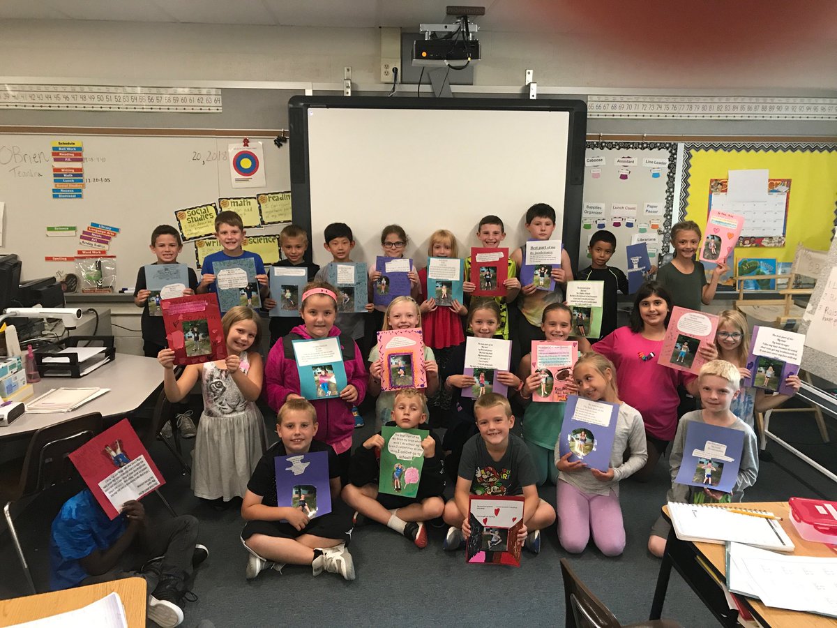 After we read the book, The Best Part of Me, our class did an amazing job writing about their favorite part of them!