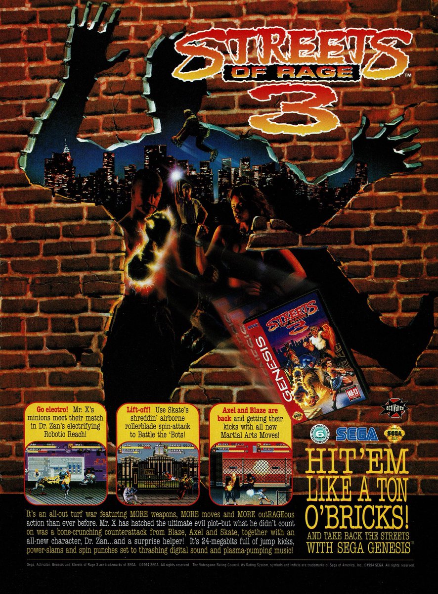 streets of rage sega retro