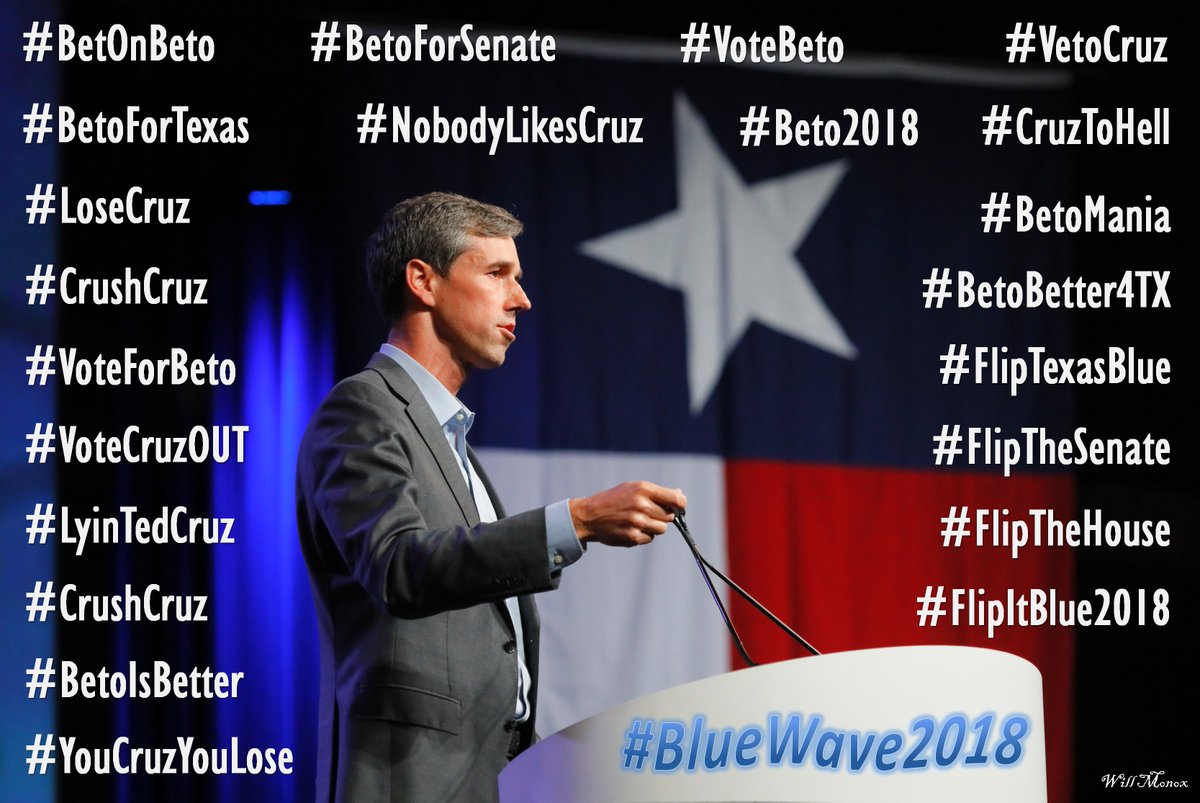 WillMonox's tweet photo. @JohnJHarwood Immediately after Cruz' comments, O'Rourke--ever the  gentleman--interjected, "True to form." He nailed it. #BetOnBeto #BetoForSenate #Beto4TX #LoseCruz #VoteBeto #VetoCruz #BetoMania #VoteForBeto #LyinTedCruz #VoteCruzOUT #BetoIsBetter #YouCruzYouLose #CruzToHell #FlipTexasBlue https://t.co/IdA68QGe6w