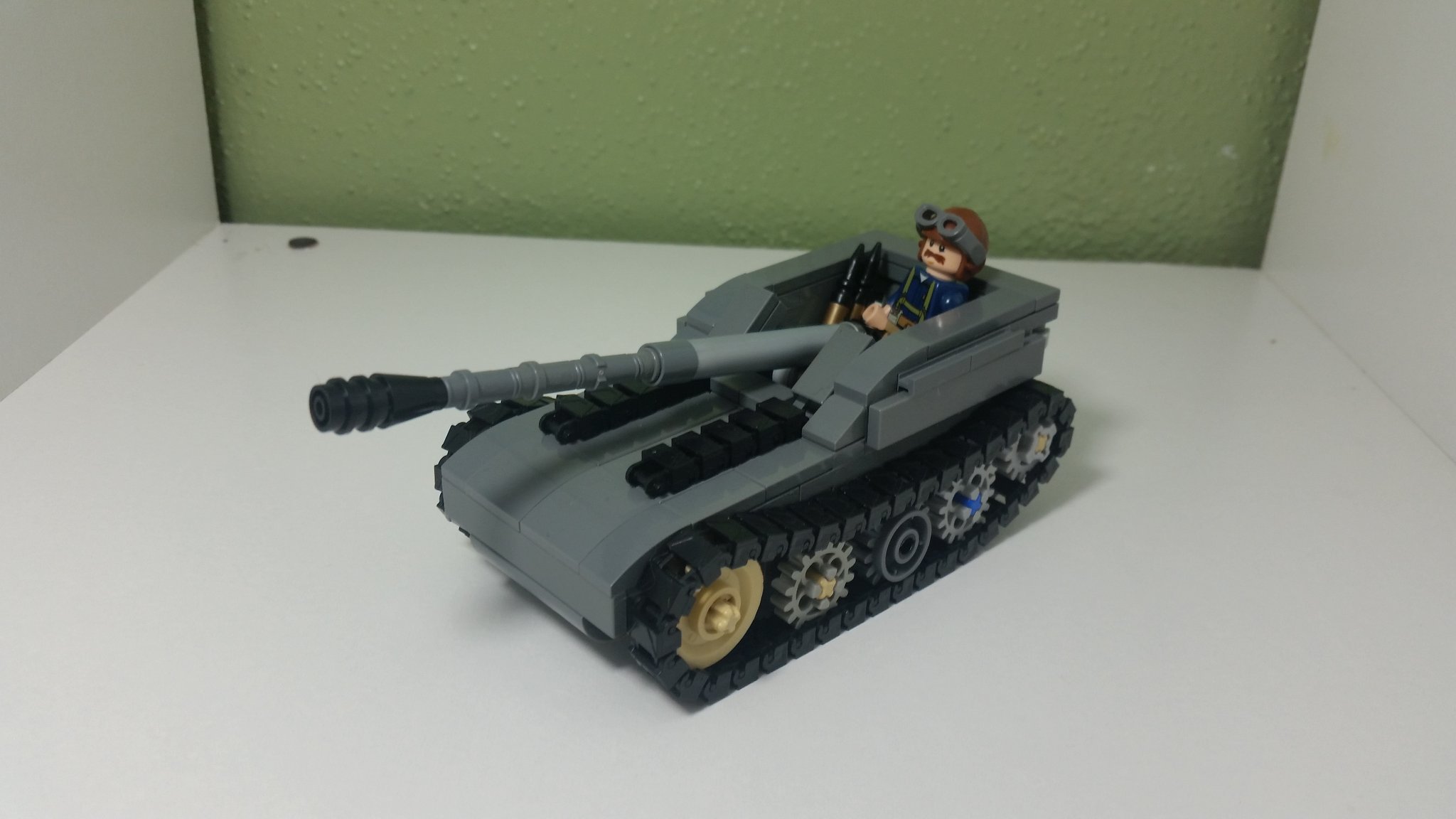 HTC1 on X My asu 57 airborne tank. brickmania https t 3DrZnuiLip X