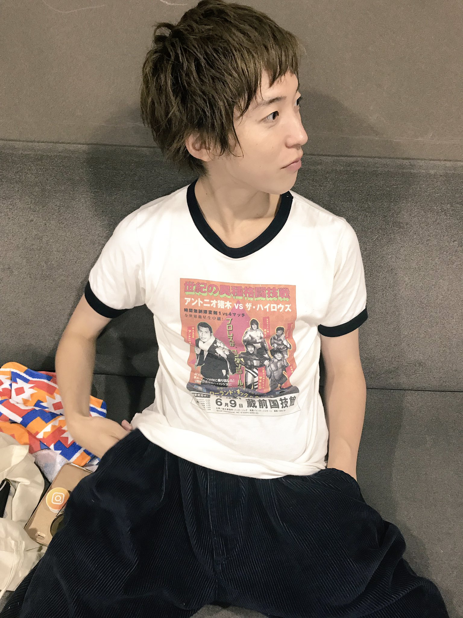 タカハシマイ on Twitter: 高価値セリー アントニオ猪木とハイロウズのTシャツ Tシャツ/カットソー(半袖/袖なし)