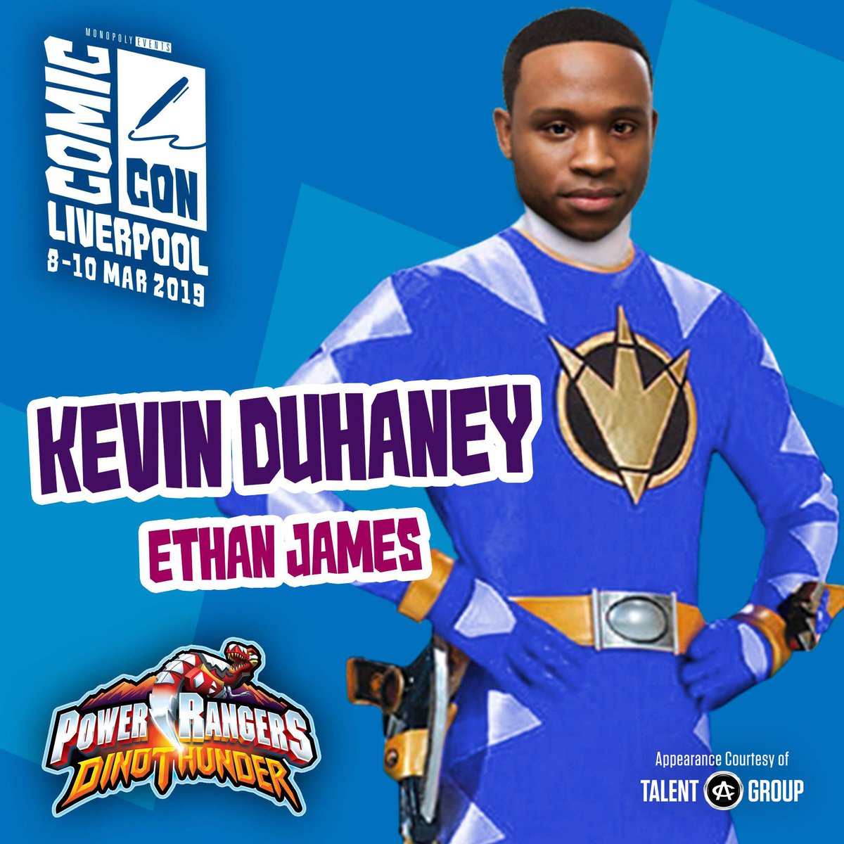 hmtalent's tweet photo. 🇬🇧 LIVERPOOL‼️ Your Dino Thunder White & Blue Rangers @jeffparazzo & @TheKidKD are ALSO headed to @comconliverpool March 8-10! If you’re a fan of #PowerRangers you DO NOT want to miss this‼️ ⚪️⚡️💙 https://t.co/hfm7dcnKT5 #ComicConLiverpool #ACTalentGroup https://t.co/K5miJuCkeU