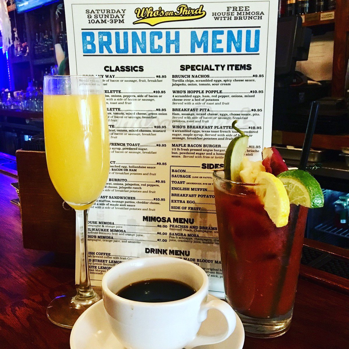 WhosonThirdMKE's tweet image. Stop in for brunch and football this weekend! Served 10-3PM Saturday &amp;amp; Sunday!
#milwaukee #imonthird