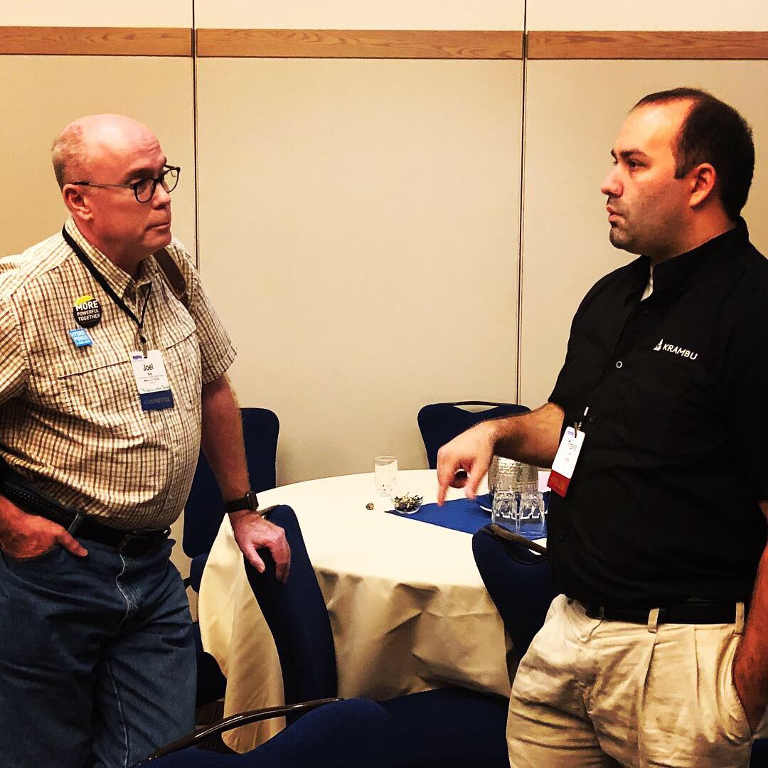 Krambu_official's tweet photo. We gave an hour long presentation on Blockchain and Mining with several PUDs and power companies at the NWPPA event on Wednesday.
#krambu #blockchain #bitcoin #enterpriseblockchain #blockchainhardware #cryptocurrencymining #blockchaintechnology #grantpud #chelanpud https://t.co/9xf471OepQ