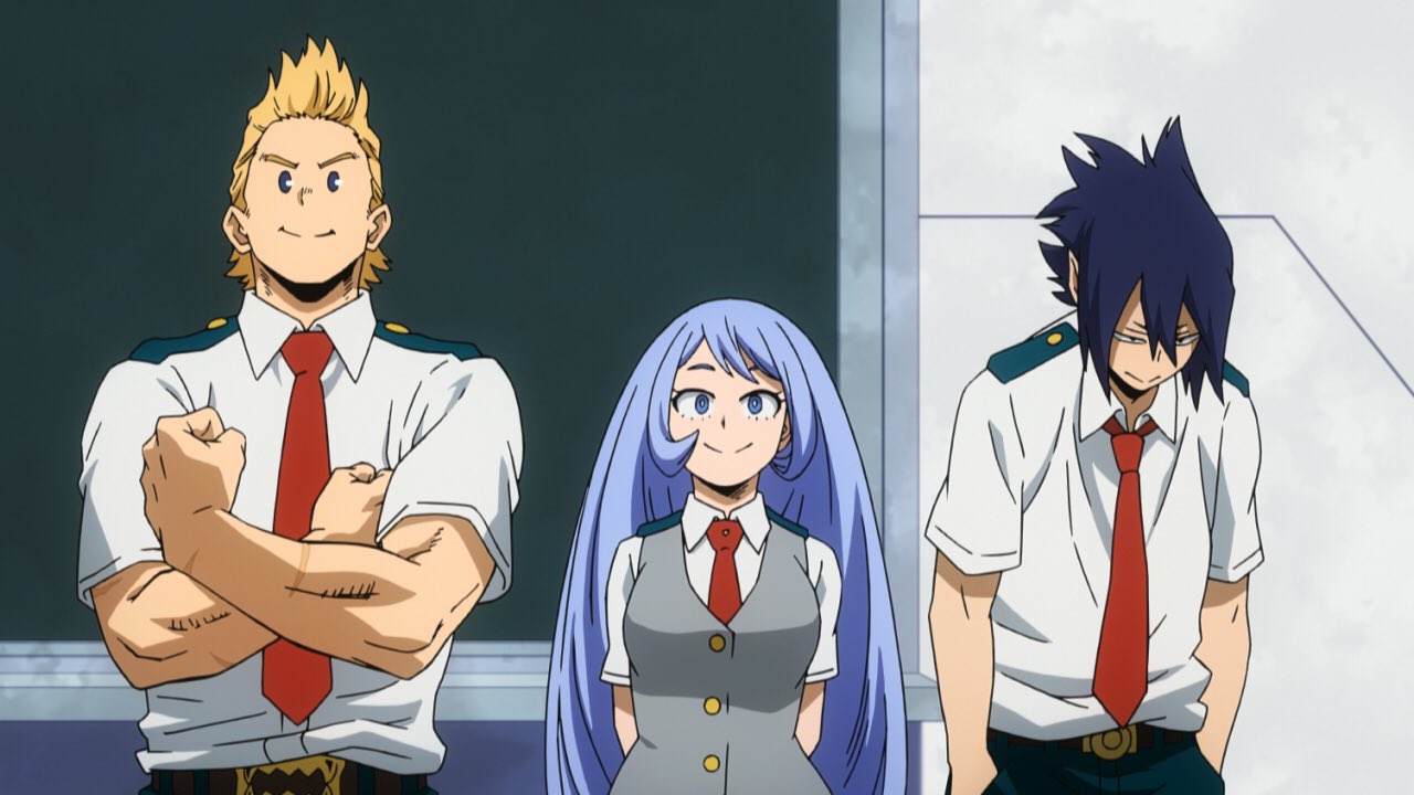 僕のヒーローアカデミア ヒロアカ アニメ公式 今日は土曜 ヒロアカ 放送 雄英高校は新学期へ あいかわらずの飯田やひさしぶりな顔も見られる中 デクたちの前に現れる 雄英ビッグ3 僕のヒーローアカデミア 今日9 22 僕のヒーローアカデミア ヒロアカ アニメ公式 今日は土曜 ヒロアカ 放送 雄英高校は新学期へ あいかわらずの飯田やひさしぶりな顔も見られる中 デクたちの前に現れる 雄英ビッグ3 僕のヒーローアカデミア 今日9 22