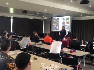 TXBaseballRanch's tweet photo. Coach Wolforth speaking to @baseballNZ coaches as part of @intsportsgroup clinic in New Zealand.  Great group so eager to learn and continue to develop baseball in New Zealand.  #isgbaseball #BaseballRanch #baseballaroundtheworld @KrushPerforms https://t.co/TTOqH9QFWc
