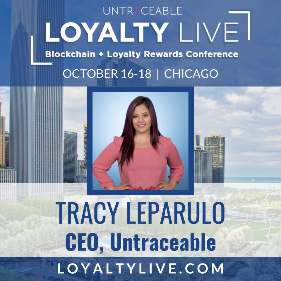 LoyaltyLive2018's tweet image. @tracyleparulo founder of @untraceableinc will be speaking at @LoyaltyLive2018 !!! #LoyaltyPrograms #RewardsProgram #blockchainmodel #customersatisfaction