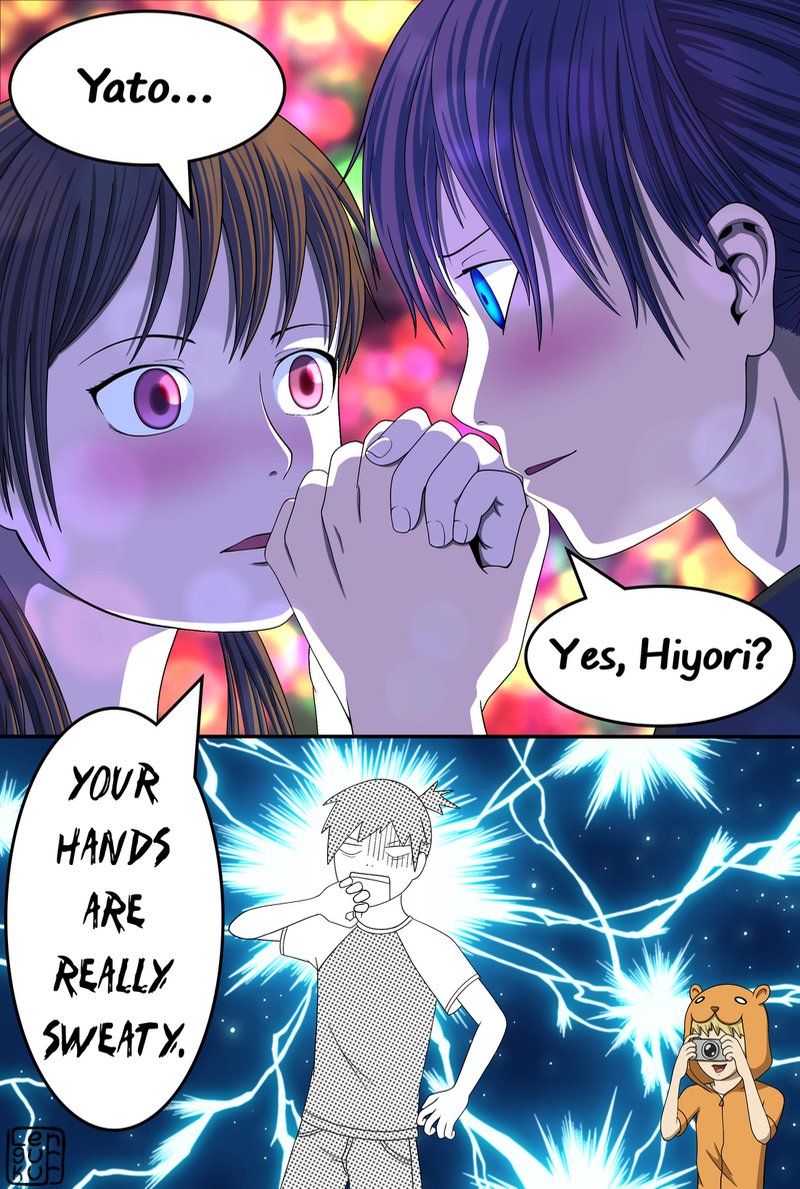 Lengurkur I Don T Make Comics Often But I Couldn T Help It With This Scene Considering Yato S Chronic Hand Sweat I Love Noragami I Ve Already Pre Ordered The 19th Volume From