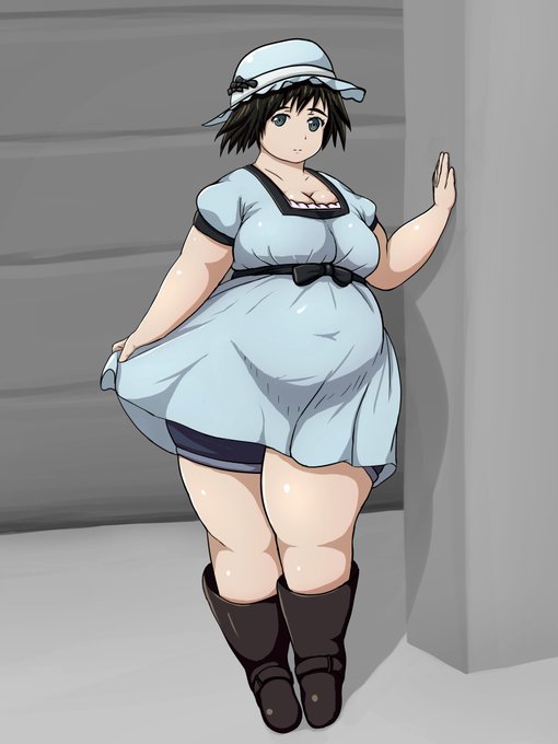 Chubby bathroom uniform otngagged