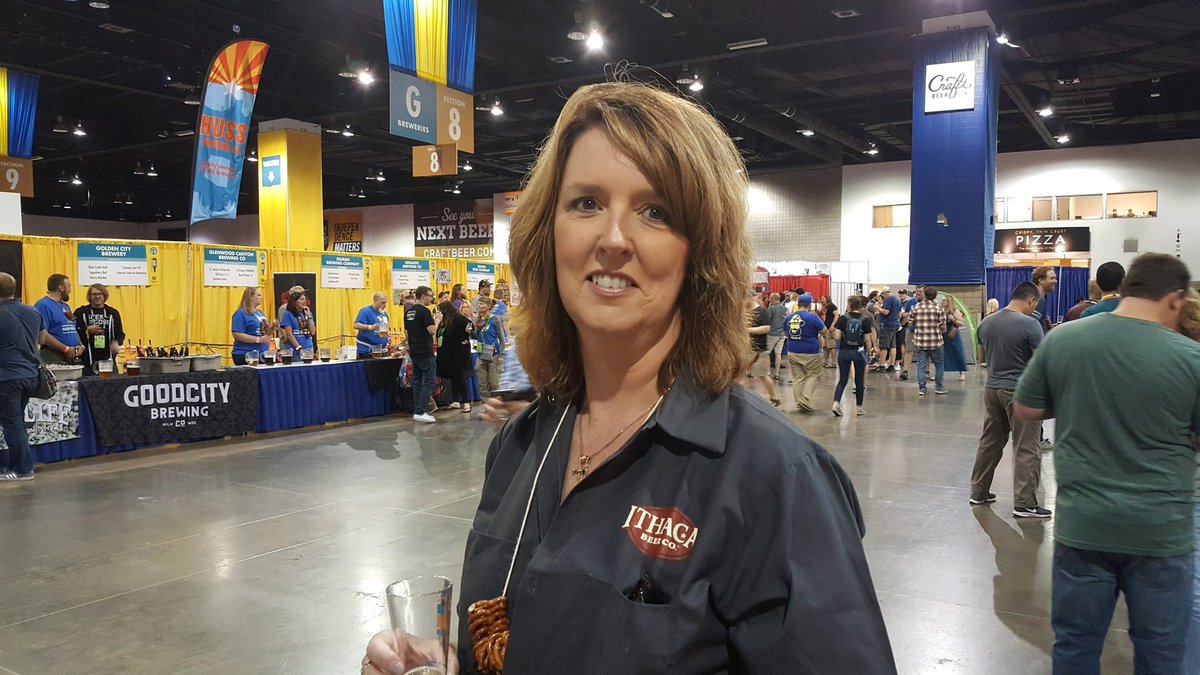 FergusonAllyson's tweet image. Representing at GABF. Wish you were here. #ithacabeer