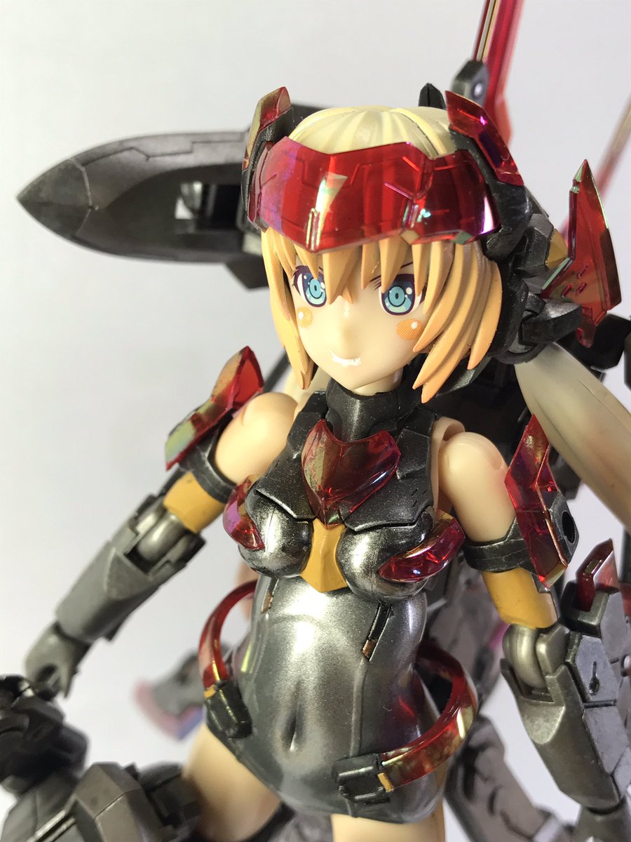 バリカタ Twitter પર Faガール フレズヴェルク インバート 完成 特に改造せず塗装だけでさっくり仕上げました 髪はみるきぃぱすてる 武装はシタデルのベースカラーセットのやつを使用 金属っぽい質感が簡単に出せて楽しかったです Faガール フレームアームズ