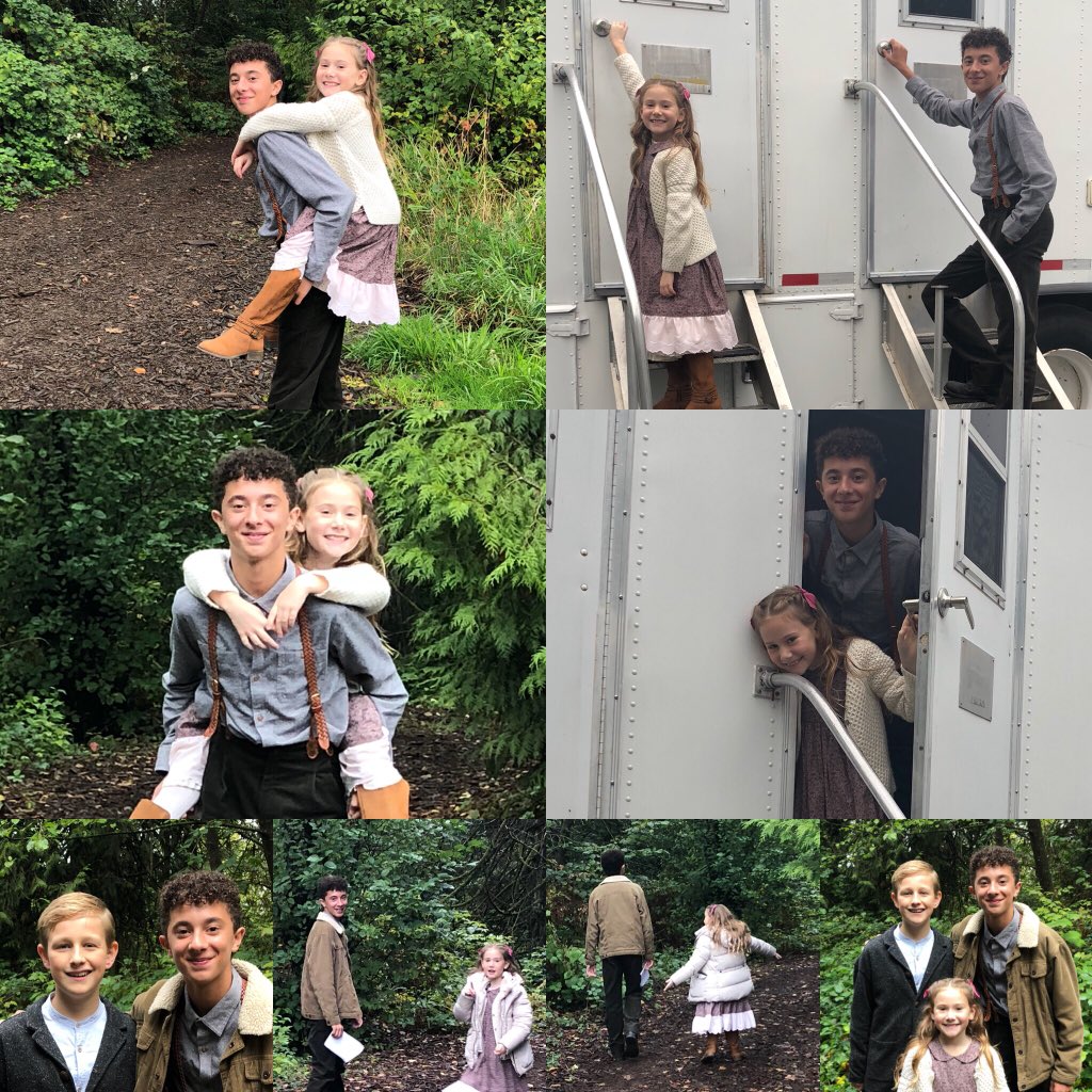 JaivenNatt's tweet photo. All in a day on set 😊 #Action #hopevalleykids @WCTH_TV @AvaGCooper #robert #opal #harper #setfun @SCHeartHome #season6 https://t.co/cJJRRZxHS8