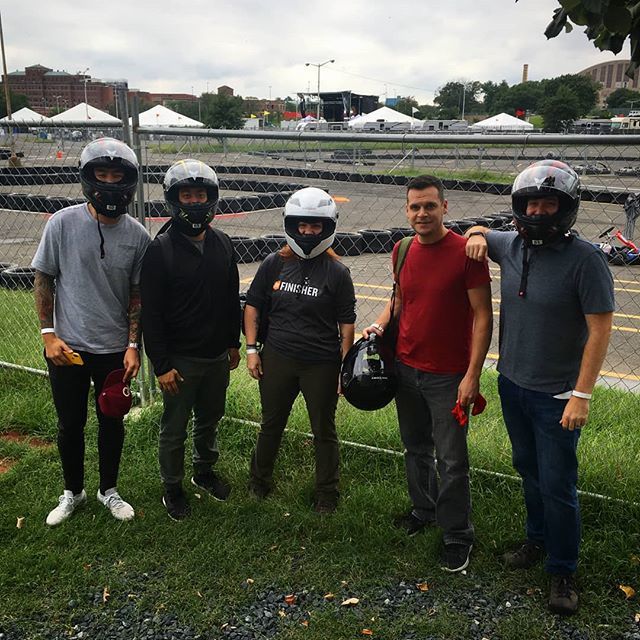 KindaFabulous's tweet image. Team building today! Had a great time at Summit Point Go Karts today at RFK! Also I look real short compared to these fools! #gokart #midgit ift.tt/2pv5EgO