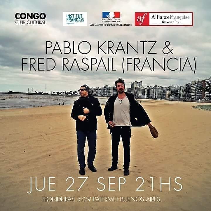 claudinaprensa's tweet photo. #JUEVES 🎶

@pablokrantz vuelve al #ClubCultural acompañado por @fredraspail 🇫🇷 ✨Te esperamos a las 21hs en Honduras 5329 ✨Entradas 🎫 vía @tickethoy o en nuestras boleterías de #Palermo
.
.
.
#pablokrantz #fredraspail #congo #agenda #septiembre #elclub #musica #adelantos https://t.co/eQKNnyaxFk