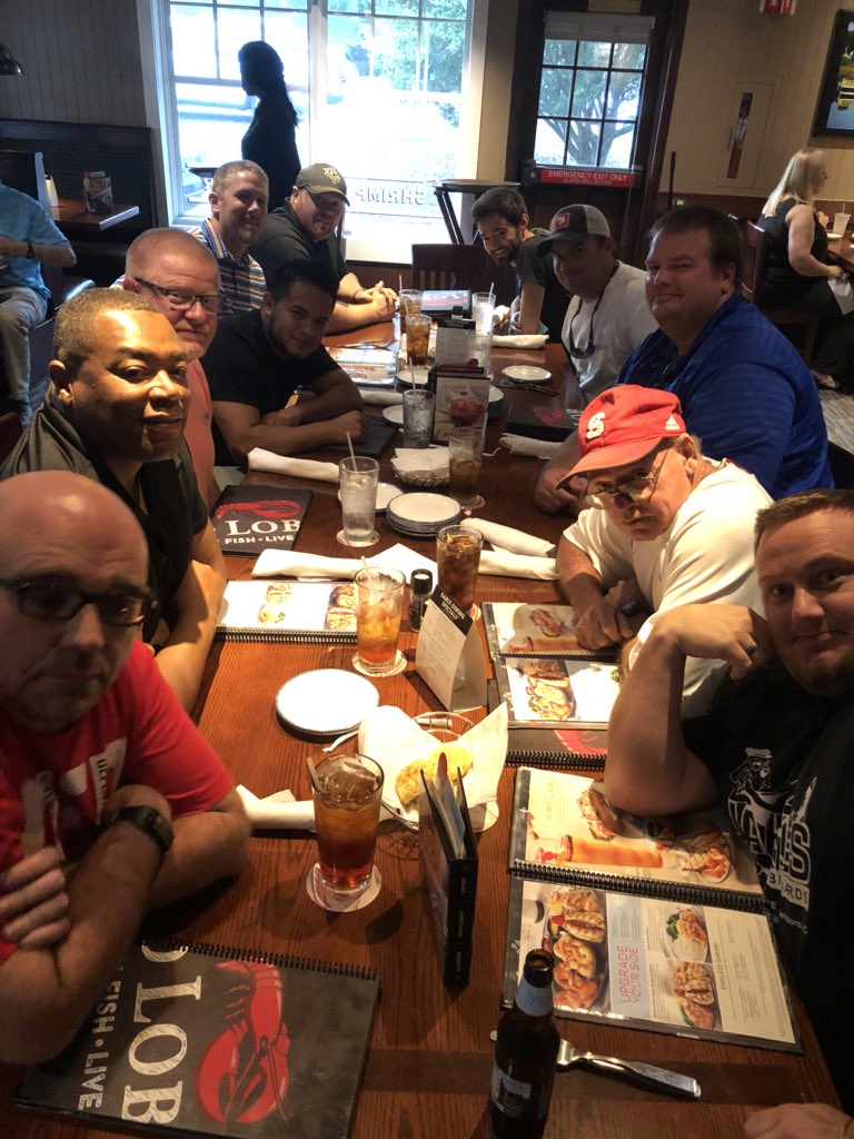 Ron James (@ronjame1) on Twitter photo Men’s night out, shrimp eating contest at Red Lobster. 114 shrimp and still only took 2nd place. Good job Mike Byrd! <a href="/wsweaver1077/">William Weaver</a> <a href="/sjhscoachadams/">Matthew Adams</a> <a href="/asmith180/">Aaron Smith</a> <a href="/Jeremy_byrd36/">J. Byrd</a> <a href="/blackbirdjoe3d/">Blackbirdjoe3d</a> <a href="/SJHSTrojans/">SJHS Trojans</a> Men’s night out, shrimp eating contest at Red Lobster. 114 shrimp and still only took 2nd place. Good job Mike Byrd! <a href="/wsweaver1077/">William Weaver</a> <a href="/sjhscoachadams/">Matthew Adams</a> <a href="/asmith180/">Aaron Smith</a> <a href="/Jeremy_byrd36/">J. Byrd</a> <a href="/blackbirdjoe3d/">Blackbirdjoe3d</a> <a href="/SJHSTrojans/">SJHS Trojans</a>