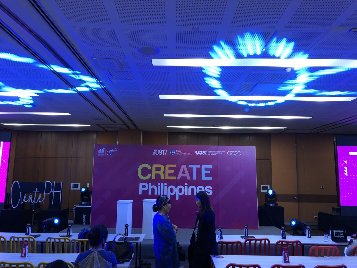 Here with <a href="/am_tins/">Tina Amper 🚢</a>, and <a href="/happygaraje/">Happy Garaje</a> for CREATE Philippines #CREATEPhilippines