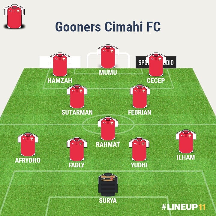 Starting line up untuk besok pagi. for Android. 